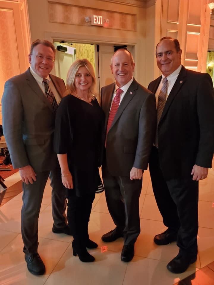 Don Brown and Lisa Damon at the Shelby Community Foundation Dinner with Ret. General Doug Slocum and Macomb County Treasurer Anthony Forlini